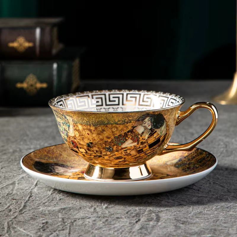 Klimt Kiss Bone China tasses