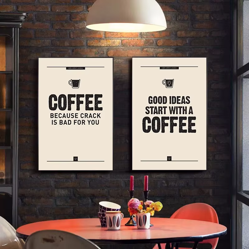 Affiche de diagramme assressentide guide de café d'Italie, peinture sur toile, mur de cuisine 73, image de décoration de maison Barista, expresso Americano