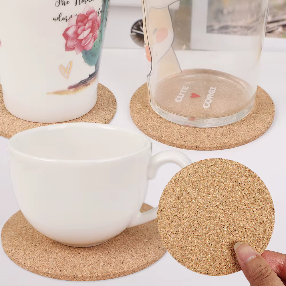 Sous-verres en liège, 5 à 30 pièces