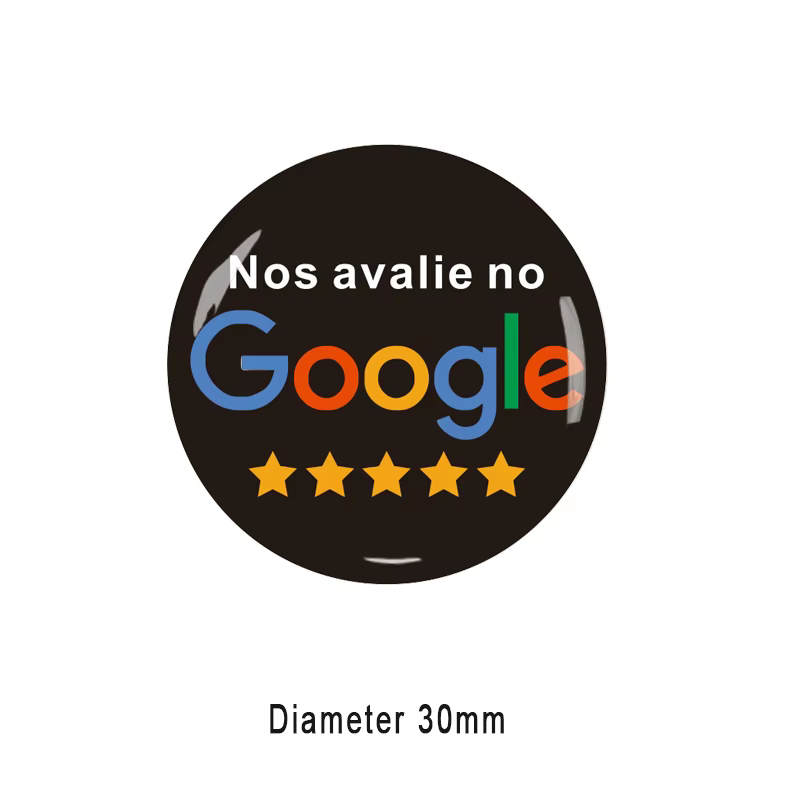 Autocollants NFC en époxy pour Google Review, liens réseaux sociaux, profils professionnels numériques – Français, Allemand, Portugais