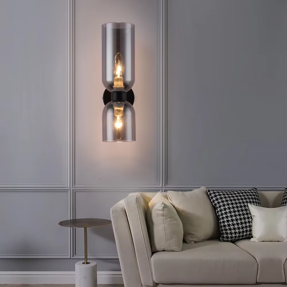 Lampe murale en verre de luxe minimaliste moderne