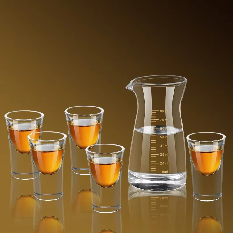 Ensemble de verres transparents de 15ml