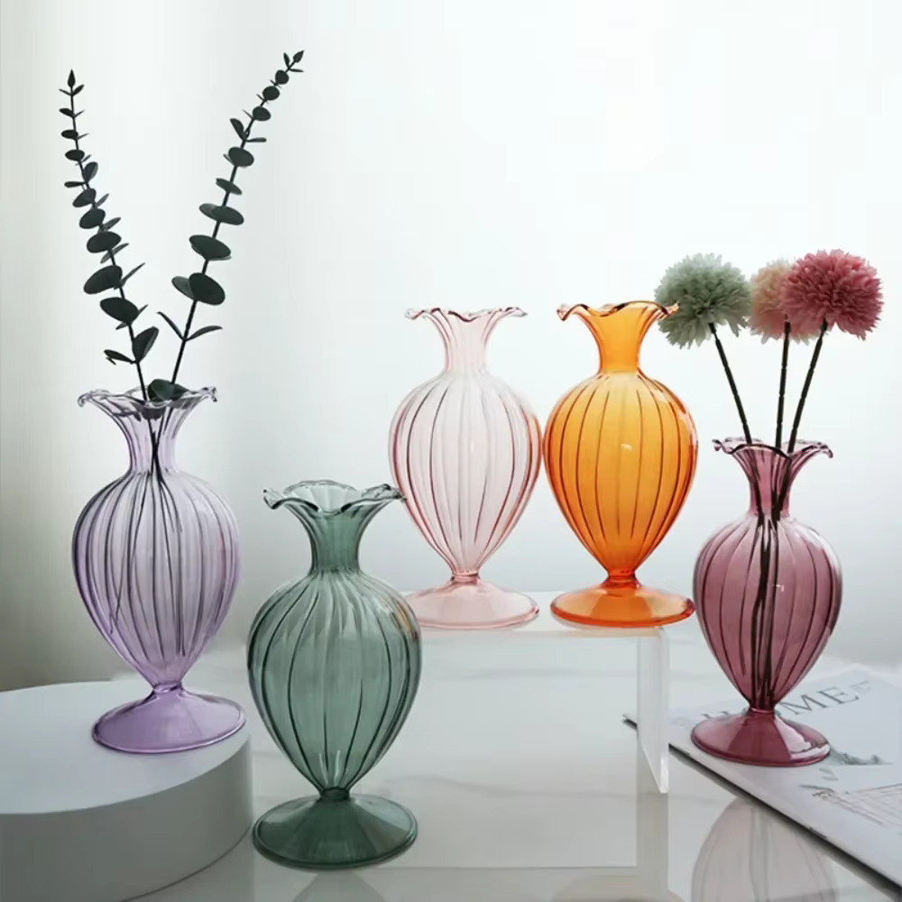 Petit Vase en verre créatif et simple