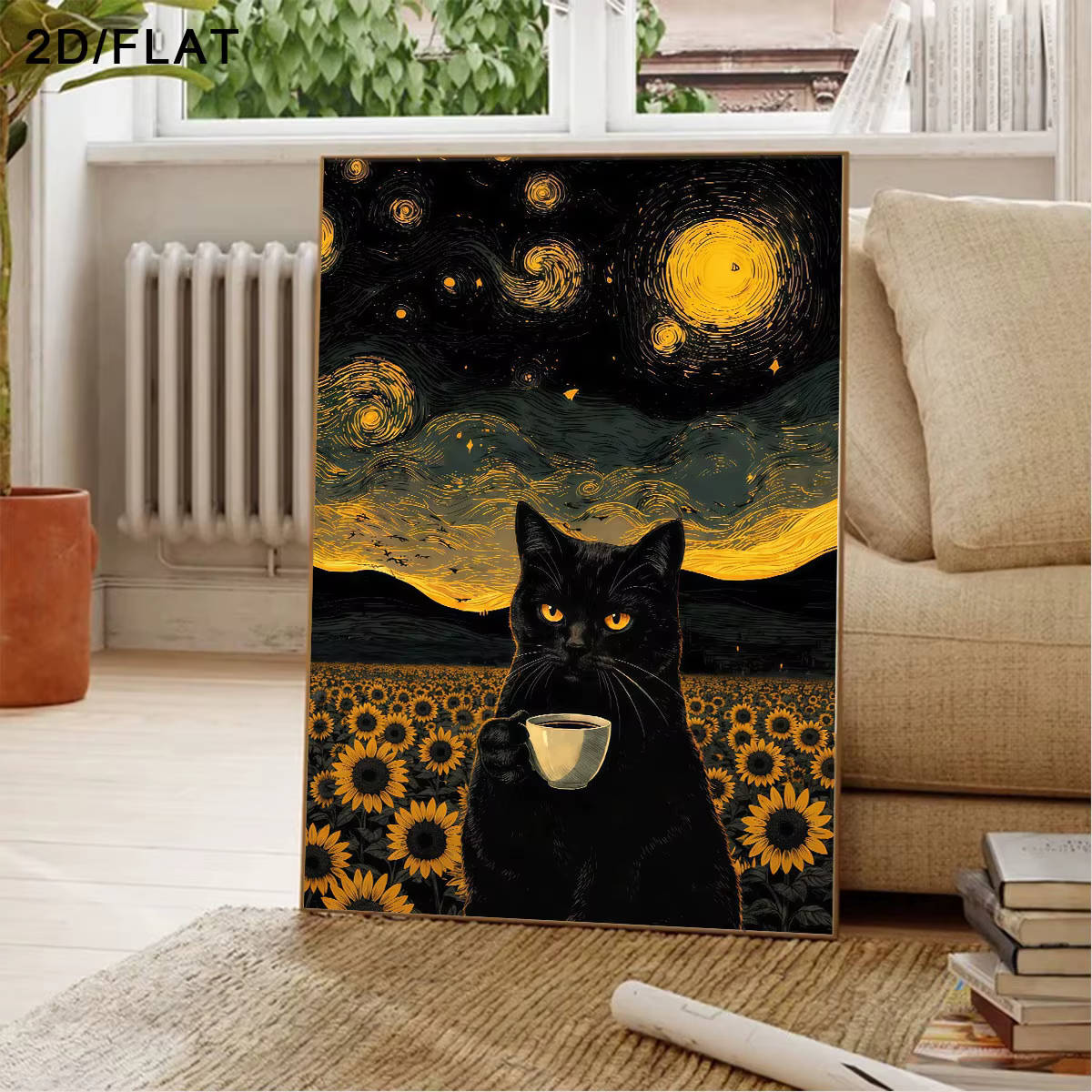Affiche sur toile moderne abstraite Van Gogh