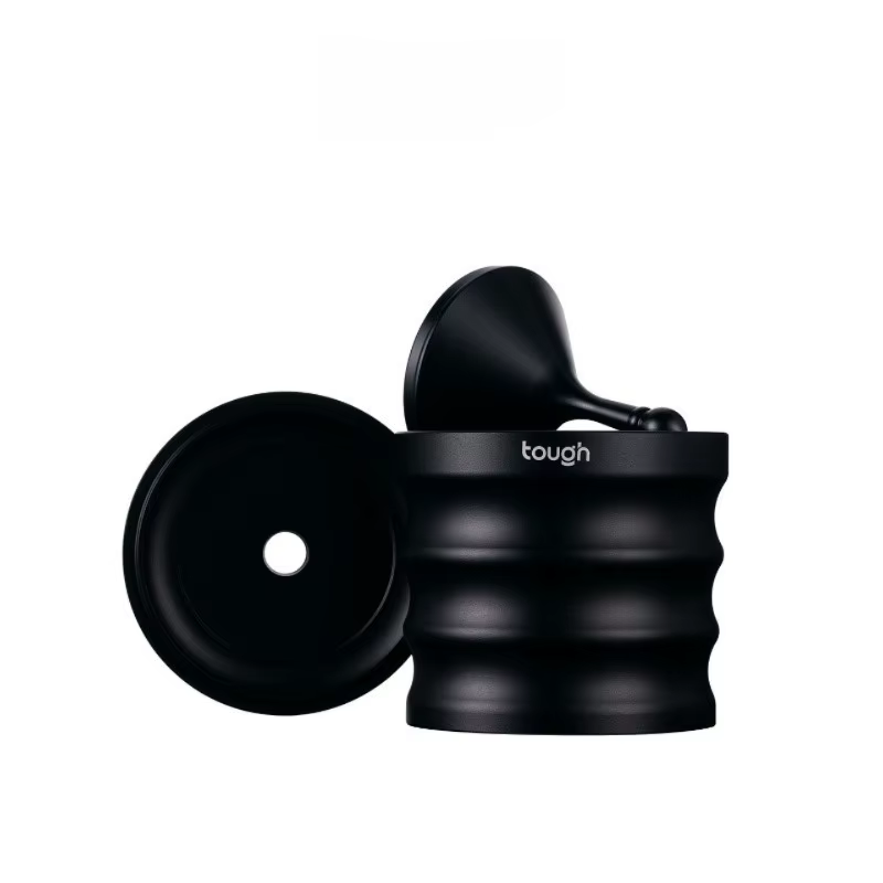 JUSTINLAU Ensemble Tamper et Tasse de Dosage Café 58mm en Acier Inoxydable