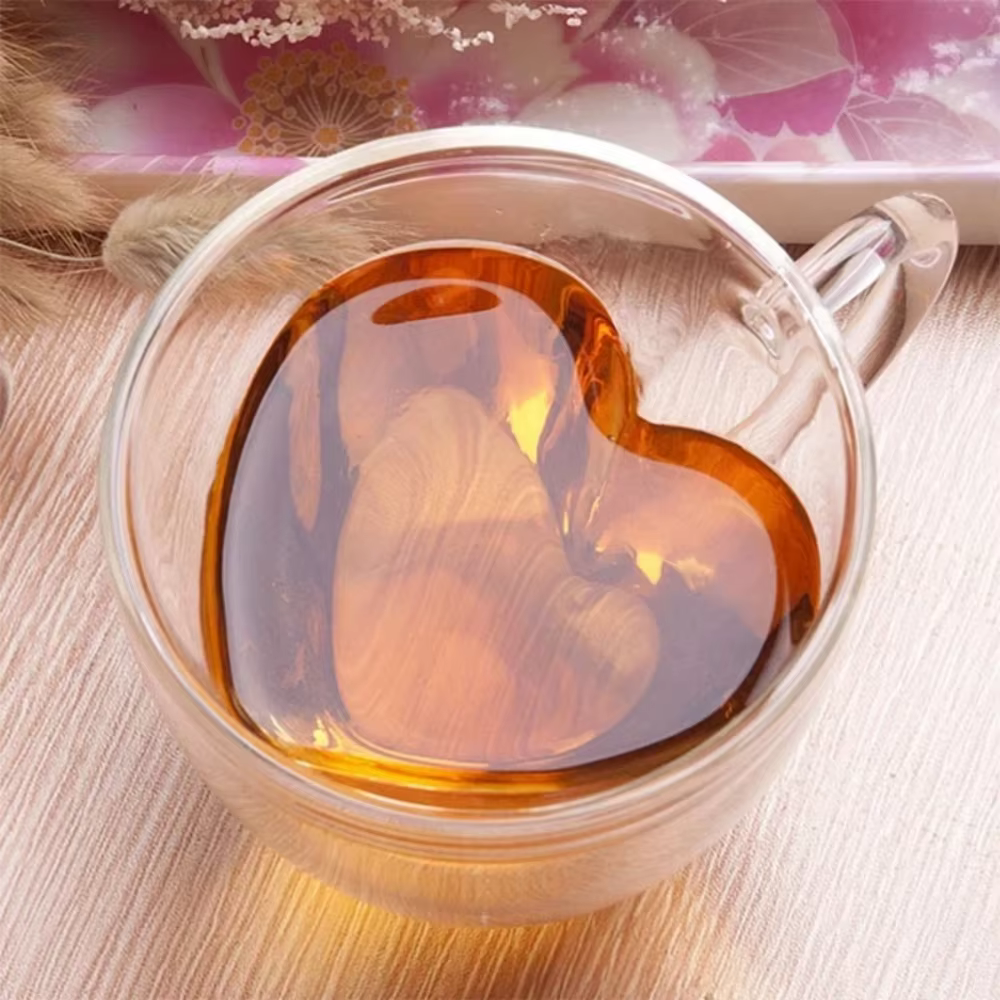 1/2 paquet de tasses en forme de cœur