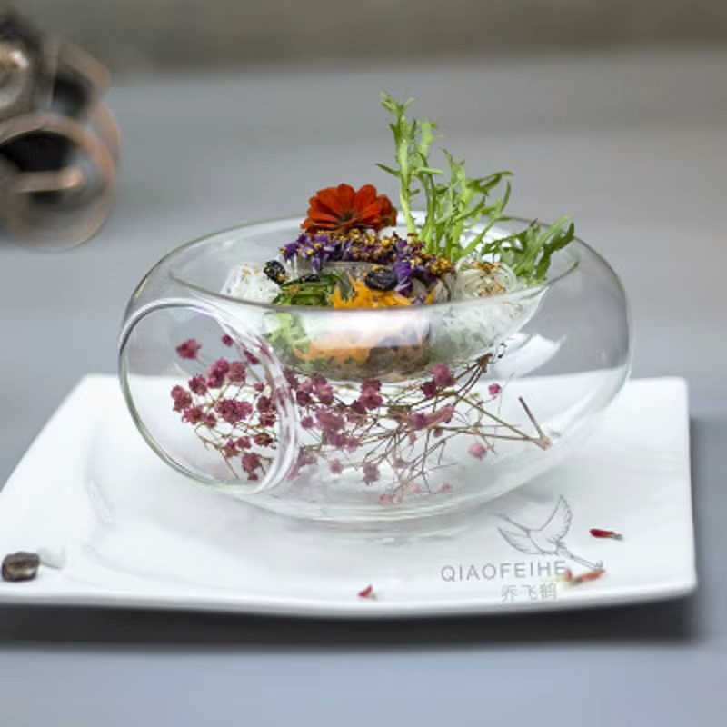 Bols à salade en verre à haute teneur en borosilicate