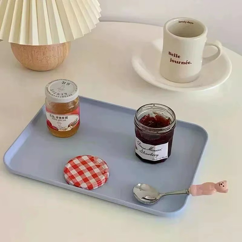 Assiette à fruits à Dessert carrée