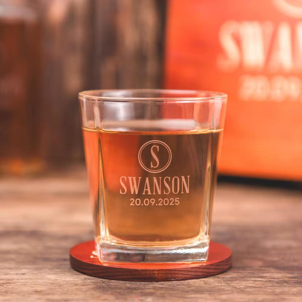 Carafe à whisky ou verres à shot personnalisés