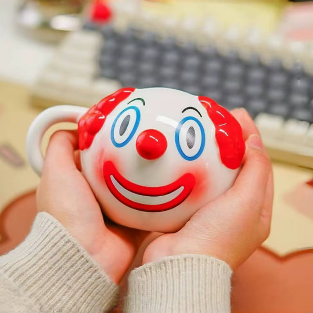 Tasse de Clown mignonne avec poignée