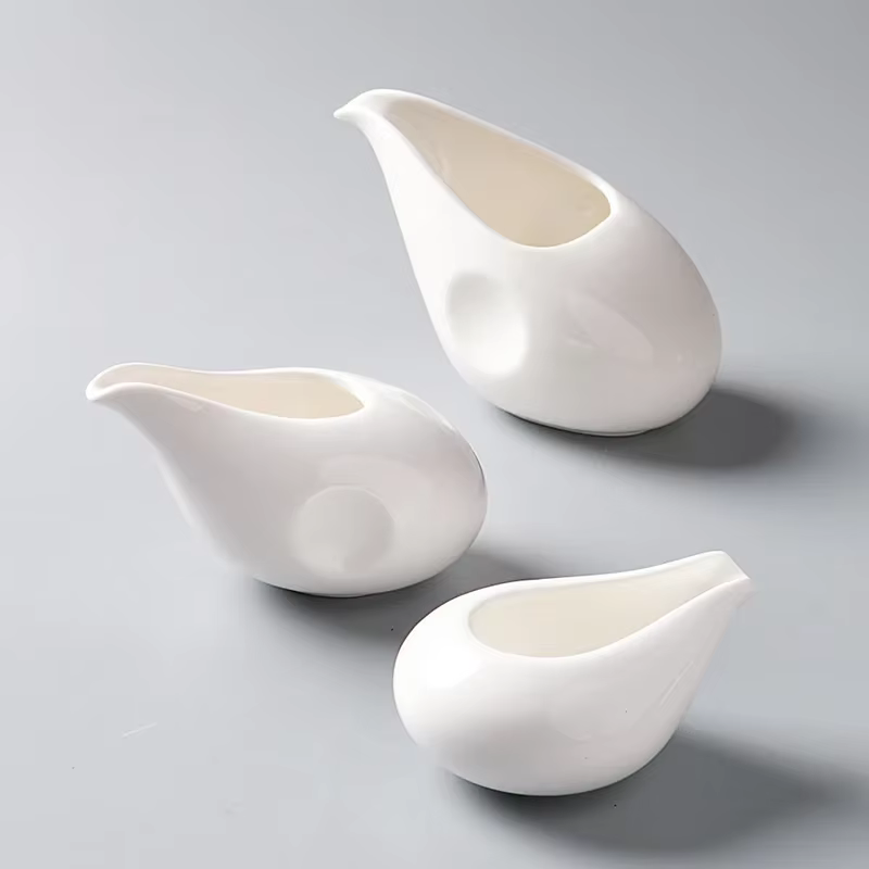 Mini pichets à café et lait en céramique créatifs