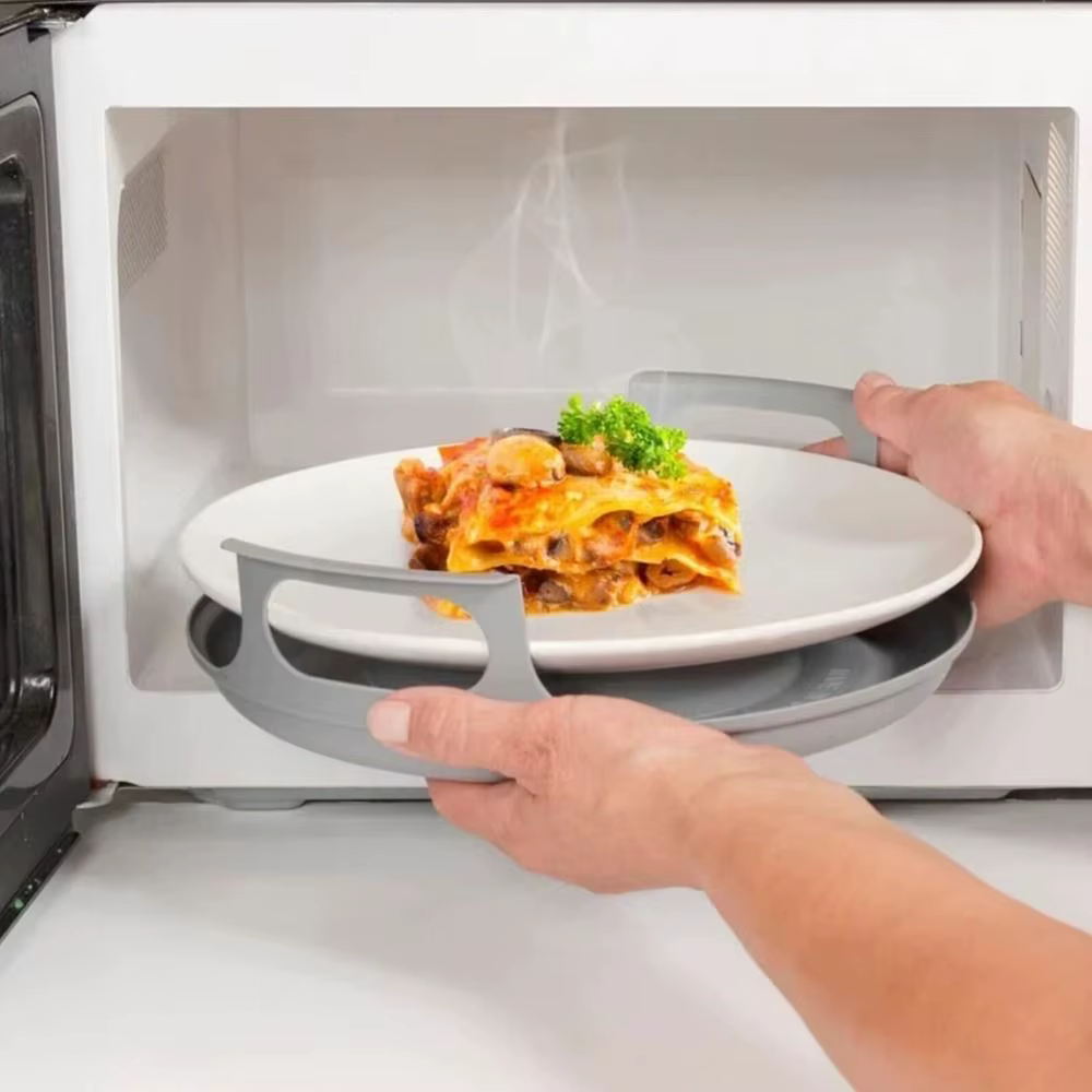Nouveau plateau d'assiettes à micro-ondes Anti-déformation