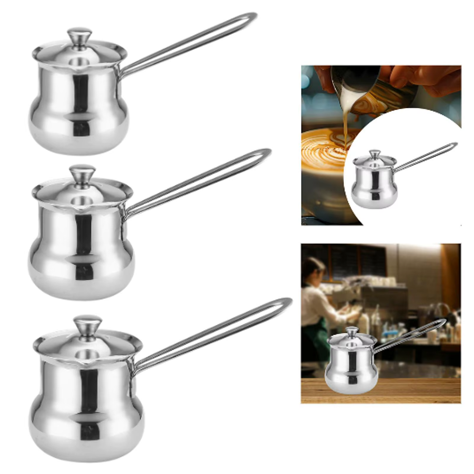 Cafetière turque arabe, Sauce chauffante, beurre multifonctionnel