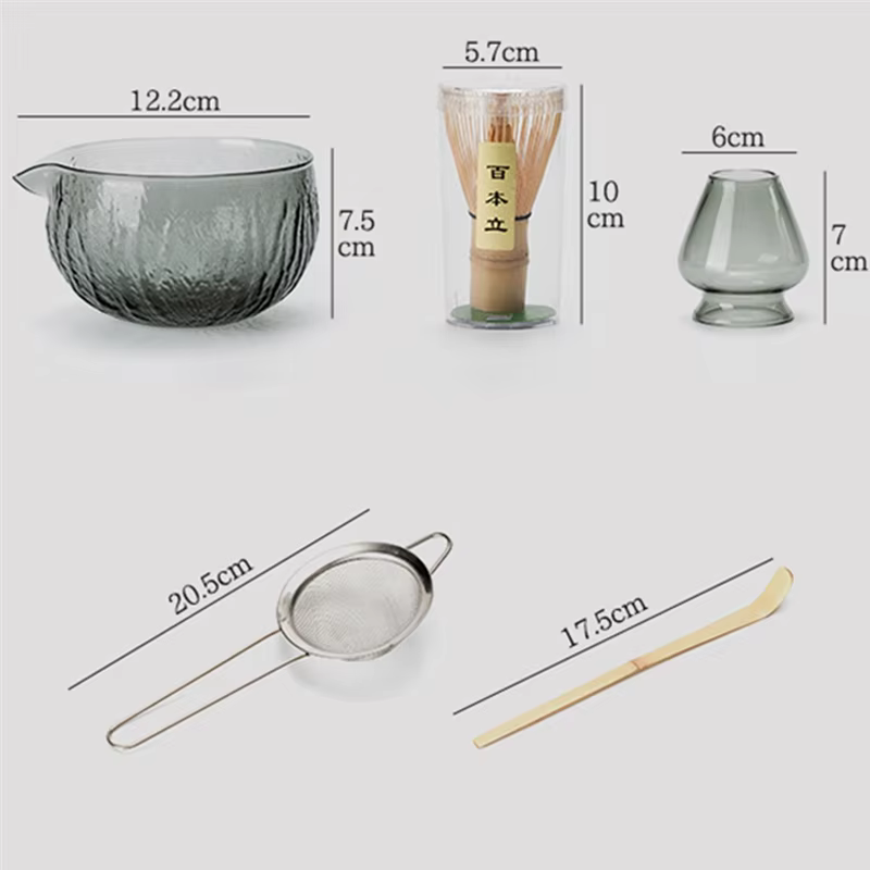 Matcha tasse bol Matcha-Kit de fabrication 5 pièces Matcha-fouet ensemble