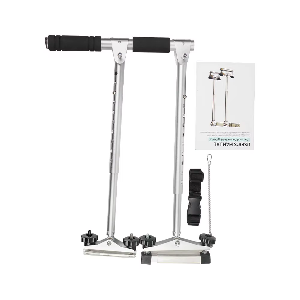 1 ensemble de dispositif de commande manuelle pour voiture pour les conducteurs handicapés, handicapés ou malvoyants, aide à la conduite portable pour conducteurs handicapés, commande manuelle
