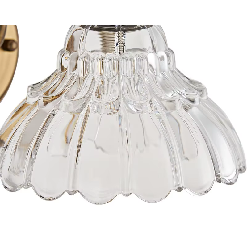 Applique murale nordique Vintage en verre pour salle de bains, luminaires de vanité modernes, lampe d'éclairage murale, appliques murales de ferme