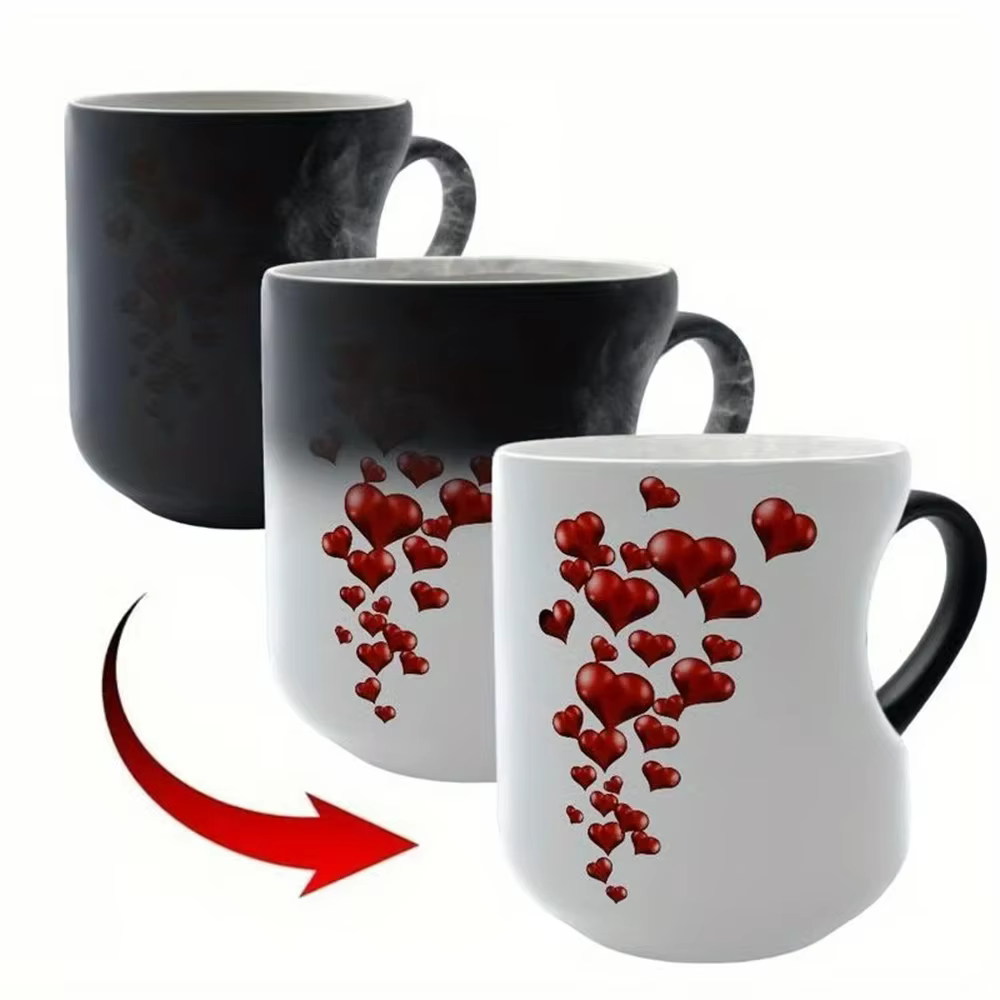 Tasse Magique Amusante à Changement de Couleur
