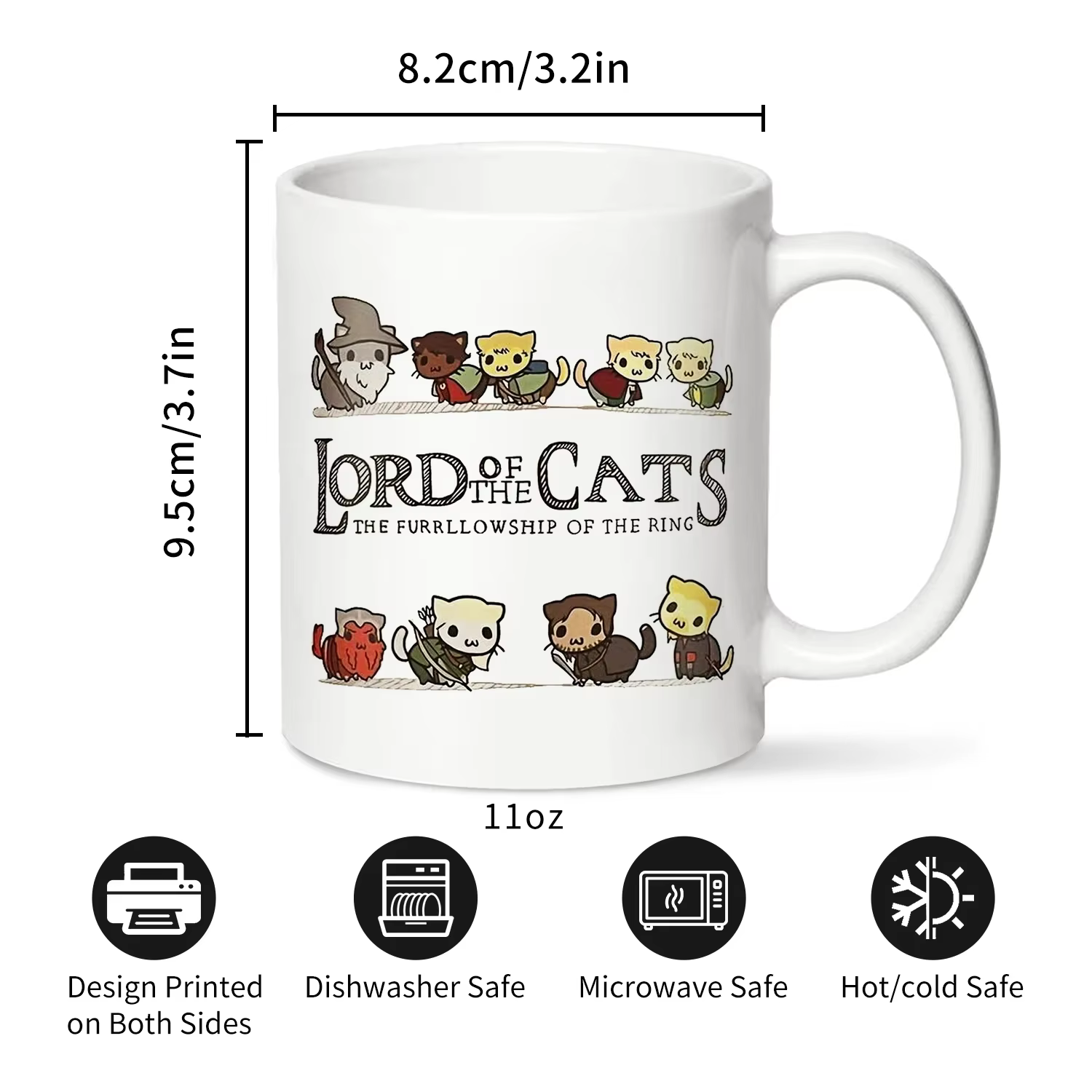 Tasse à café Lord Of The Cats Anime
