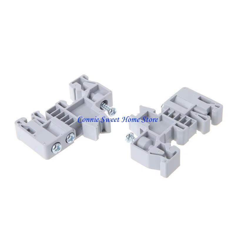 LXAF 10 PCS EUK / EUK2 DIN Terminal Blocs fin du support fin