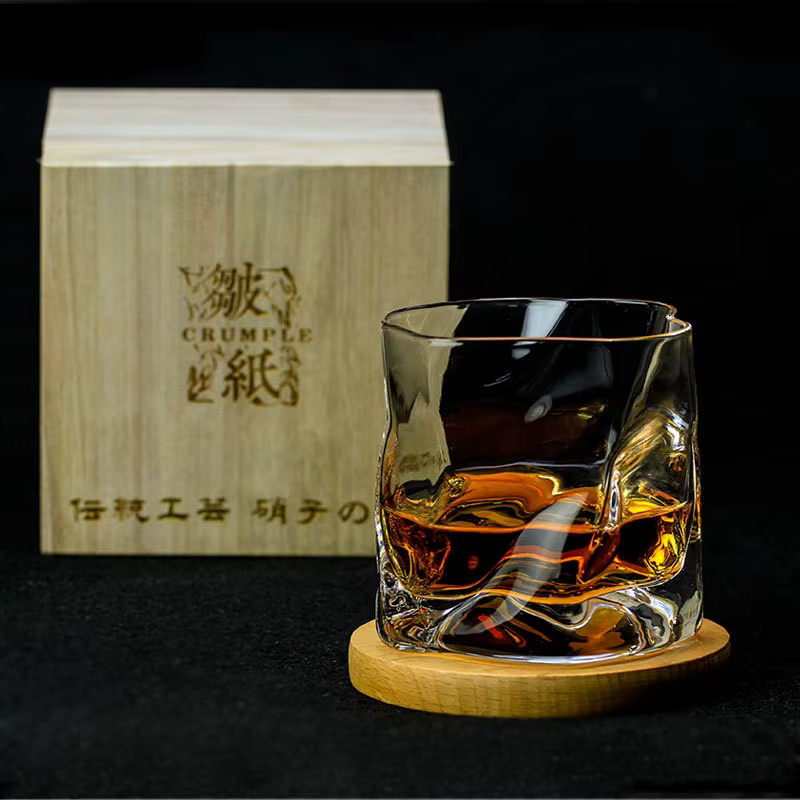 Verre à whisky froissé Chamvin