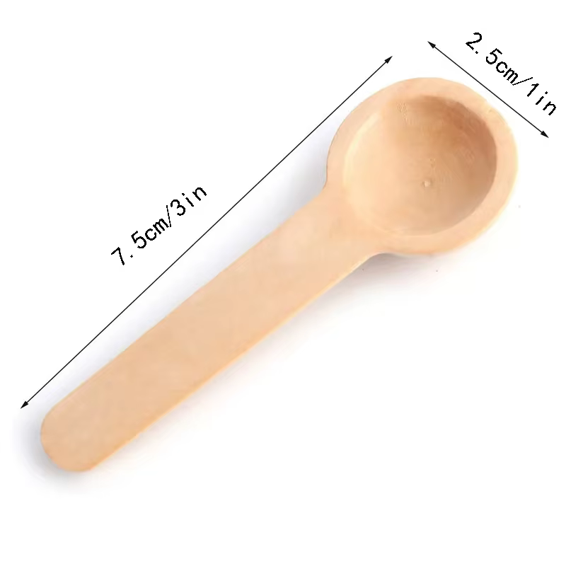 10 mini-cuillères en bois pour la cuisine