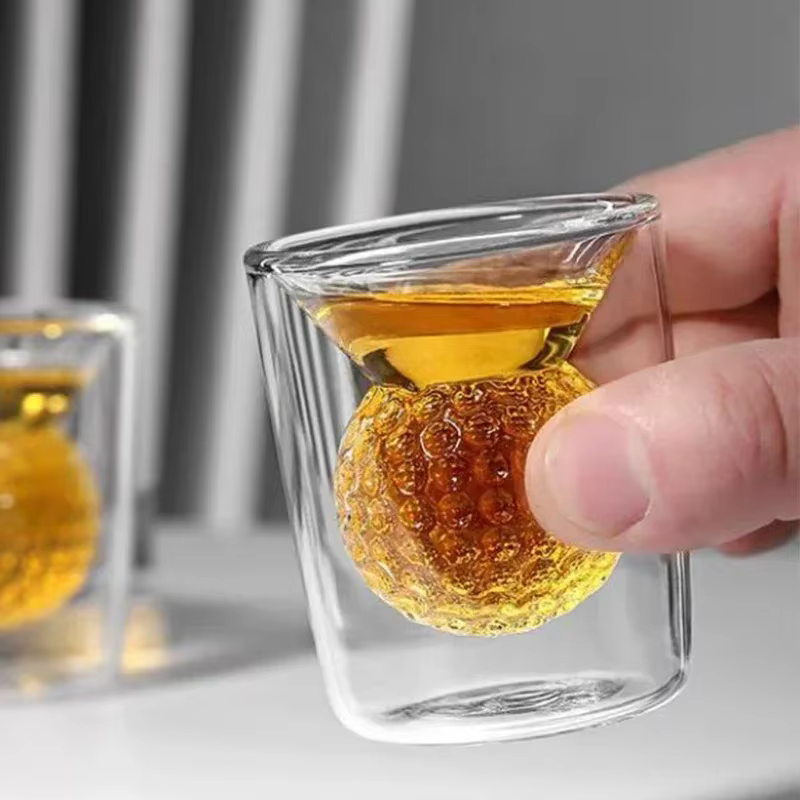 Verre à liqueur à double paroi pour whisky