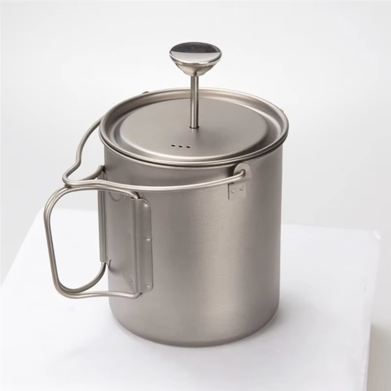 750Ml tasse à café en titane pur