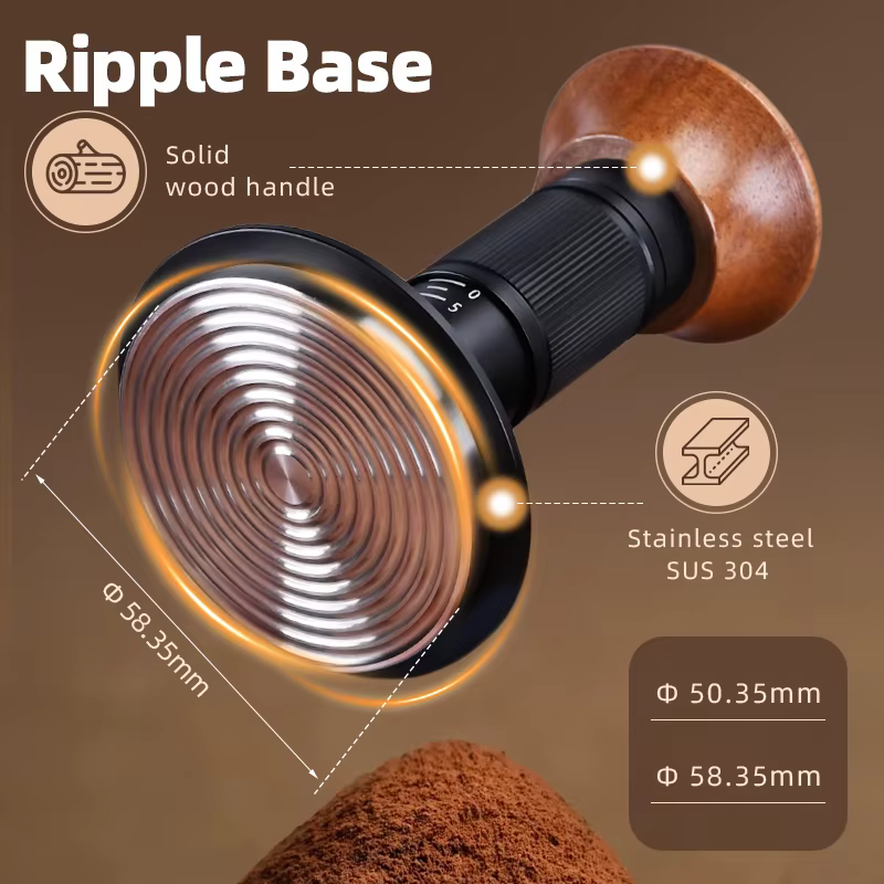 Tamper à expresso Havmore avec retour sonore