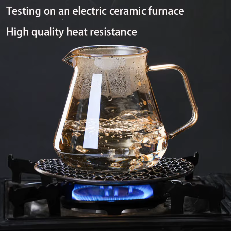 Cafetière brassurera en verre durable