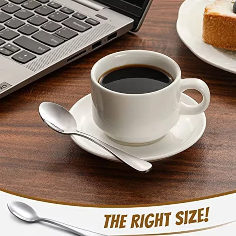 6 pièces de cuillère à expresso