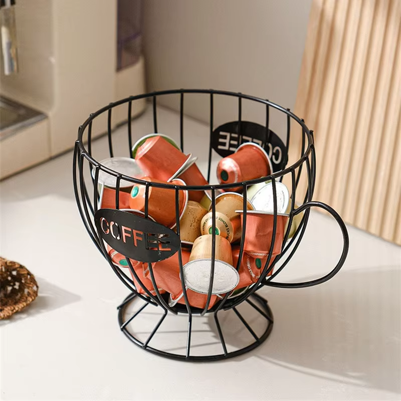 Porte-capsules de café en métal