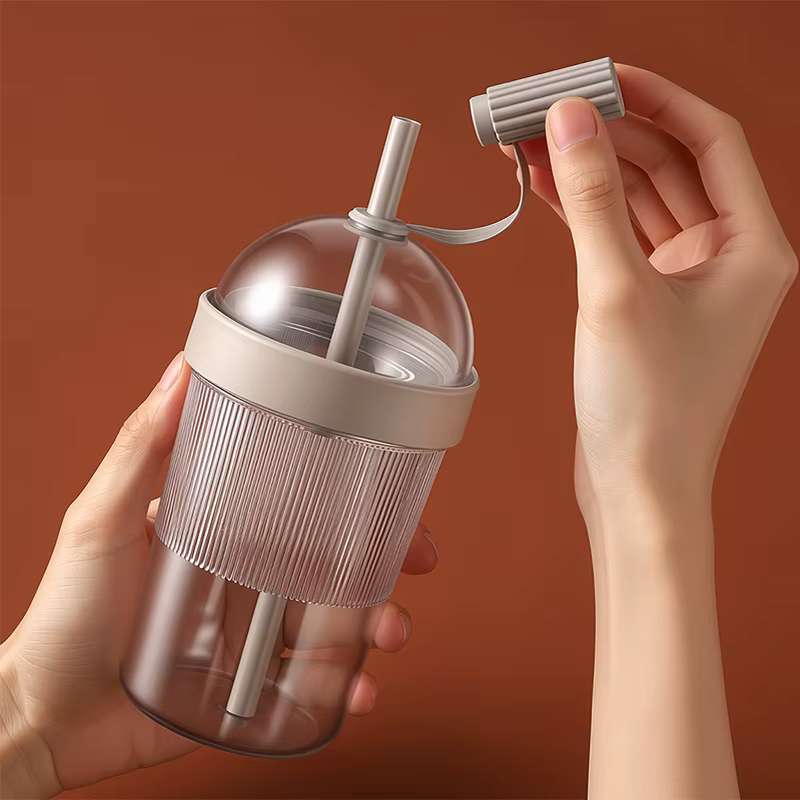 Tasses à café réutilisables avec couvercles