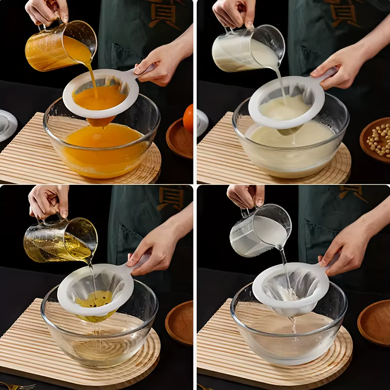 Ensemble de filtres en verre 3 pièces – Dimensions de maille 100/200/400 pour café