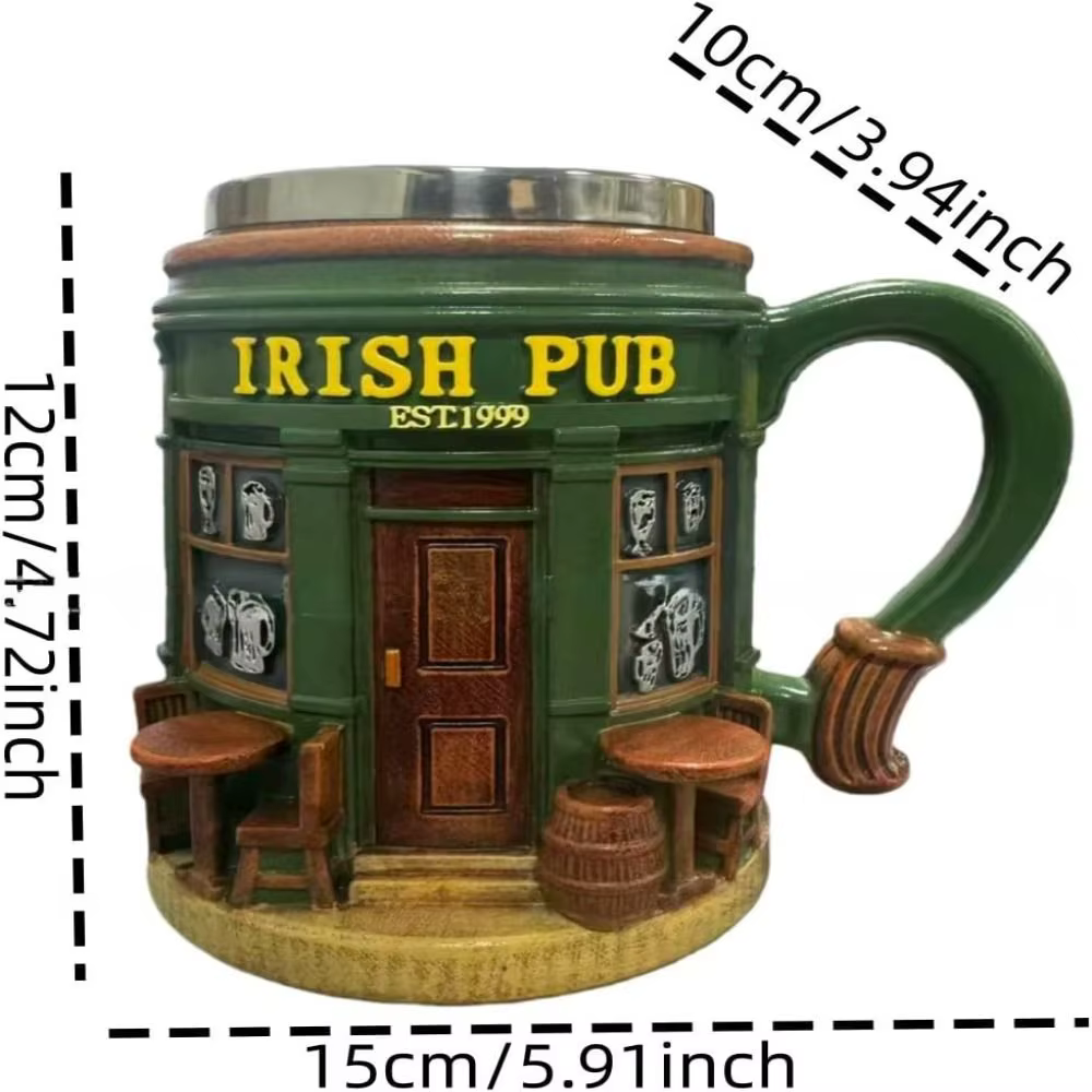 Mug à café en céramique avec poignée ergonomique confortable