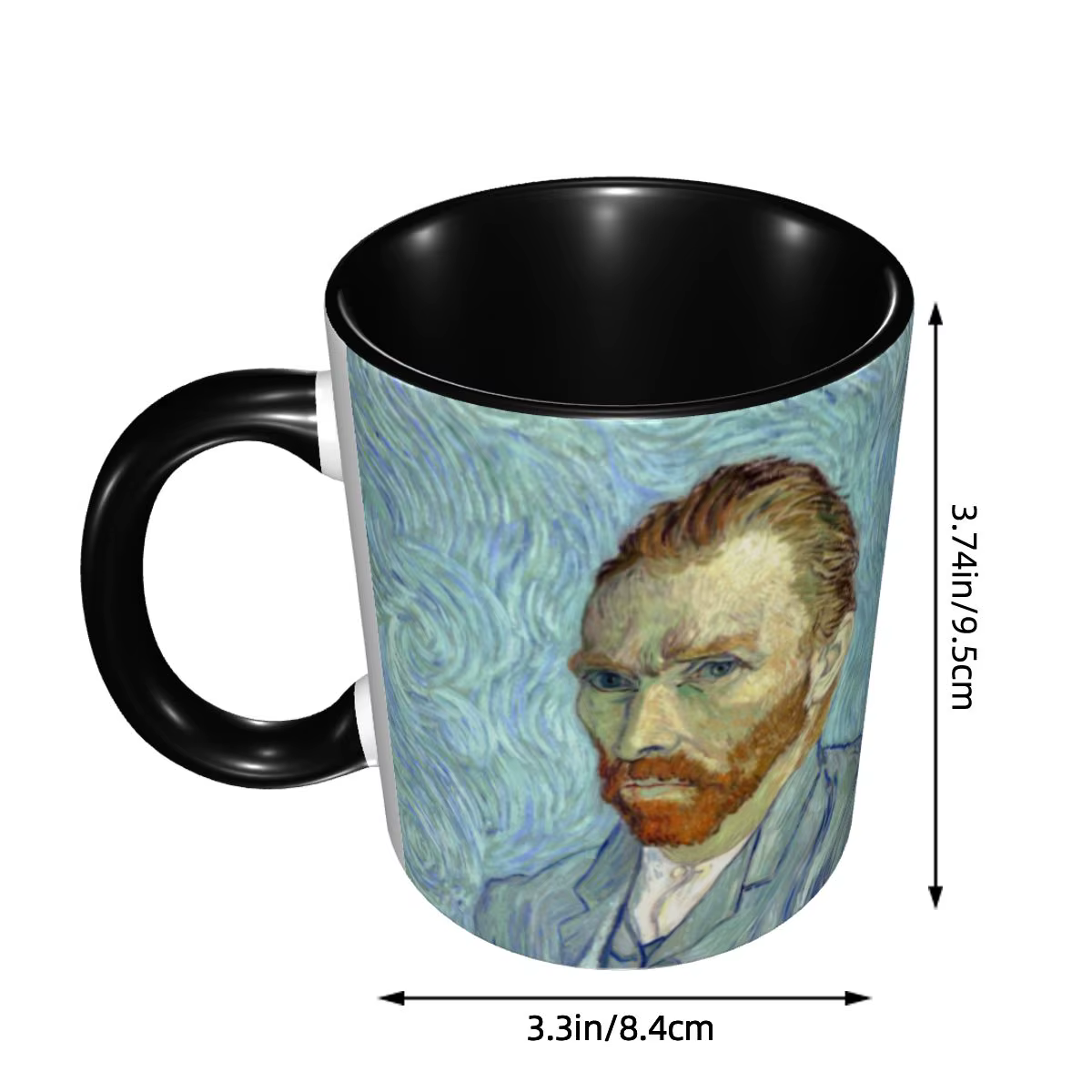 Autoportrait de Vincent Van Gogh tasse à café bricolage