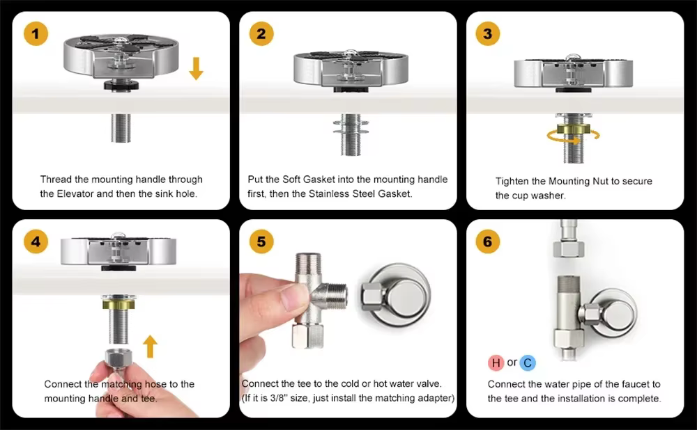 Lave-gobelet automatique en acier inoxydable