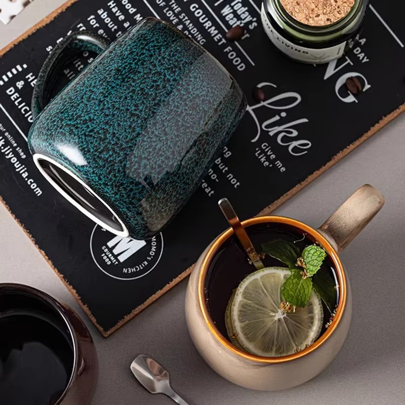 Tasse en céramique de grande capacité pour changement de four