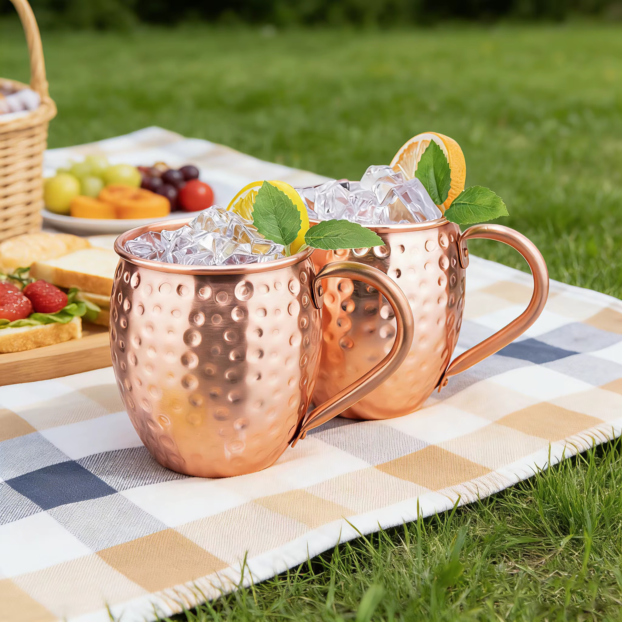 Mug Moscow Mule en cuivre pur 350 ml (12 oz) – Tasse à bière
