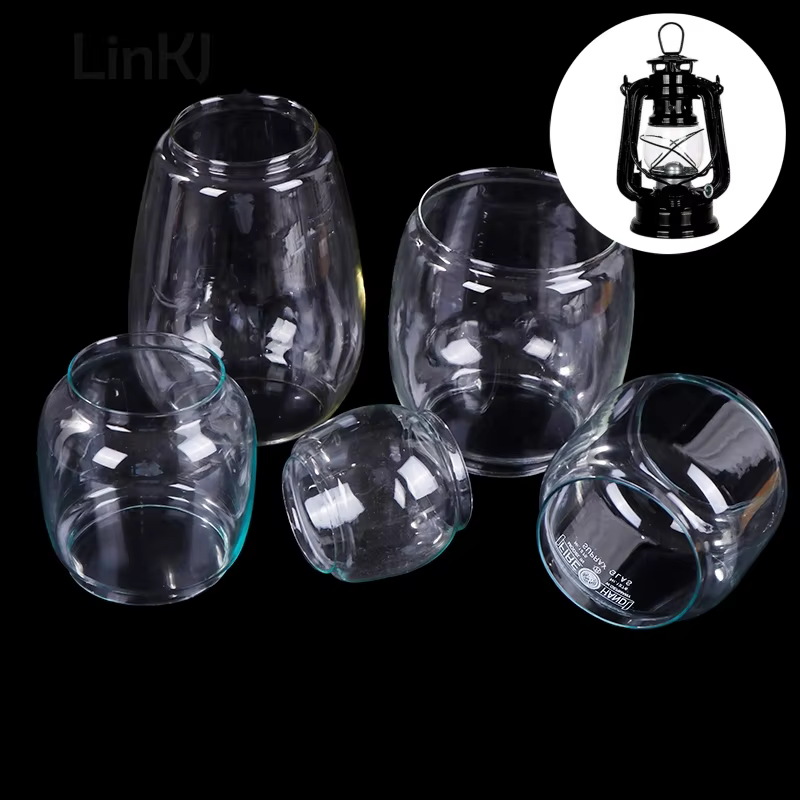 Abat-jour en verre pour lampe de cheval, abat-jour circulaire rétro nostalgique pour lampe d'extérieur, accessoires d'éclairage