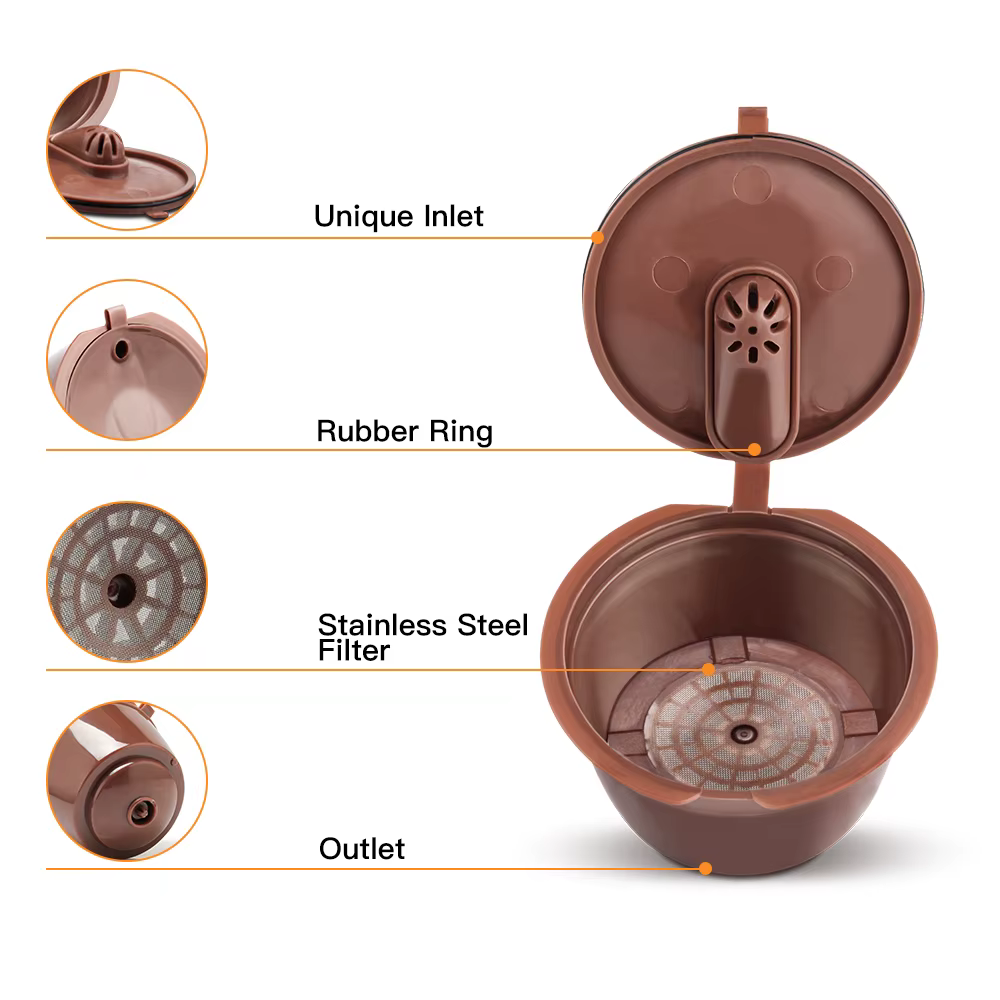 ICafilas Capsule de café réutilisable Dolce Gusto 3ème