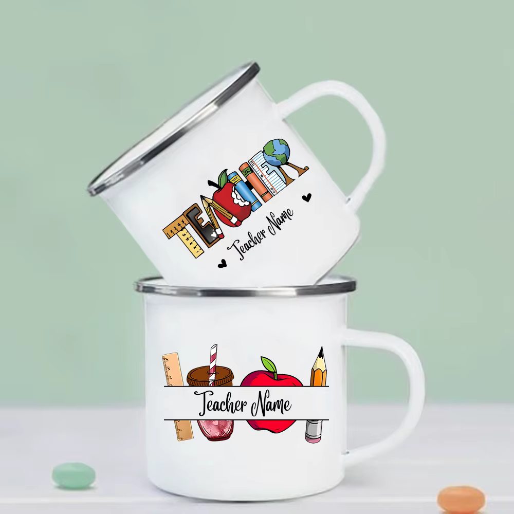 Tasse d'enseignant personnalisée avec nom
