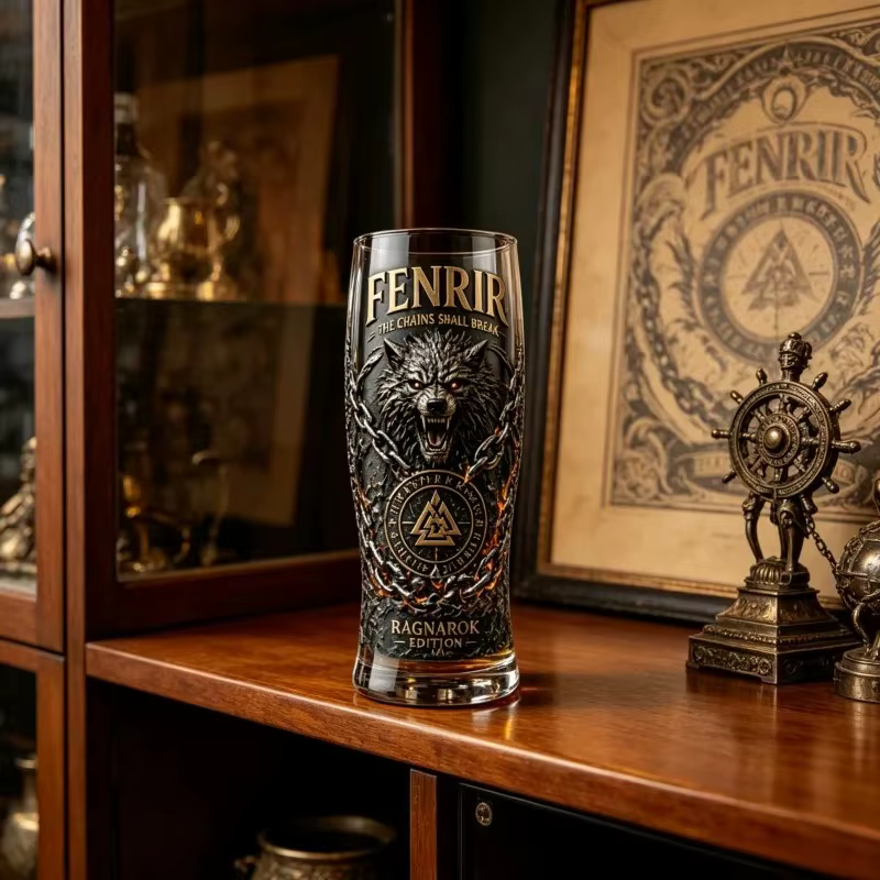 Verre à bière Fenrir Wolf Viking
