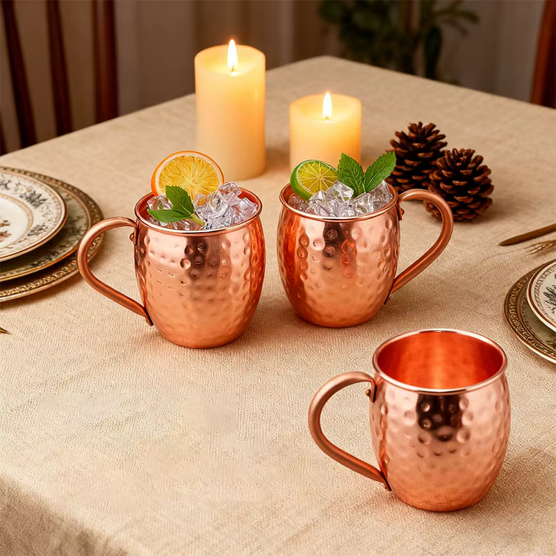 Tasse à Moscow Mule 100% Cuivre