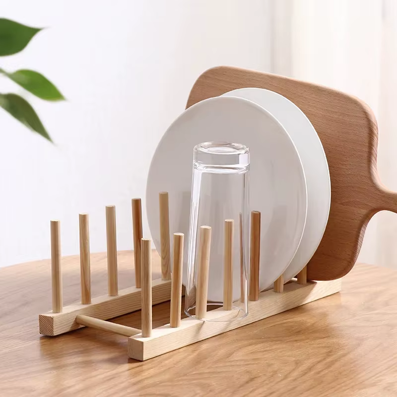 Égouttoir à vaisselle en bois