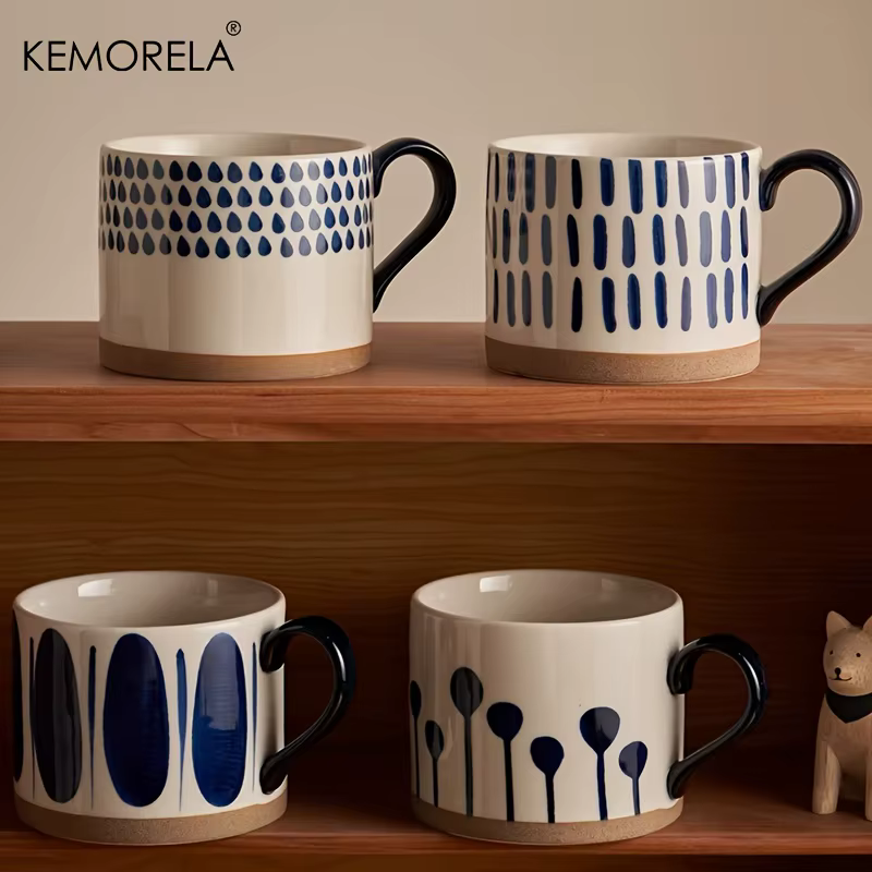 KEMORELA 1 pièces 450ML tasse en céramique nordique café
