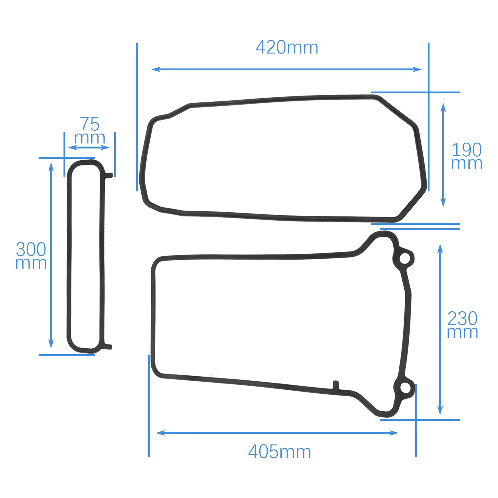 Joint de couvercle de Valve de moteur de moto, accessoires pour K100 K75 Cafe Racer