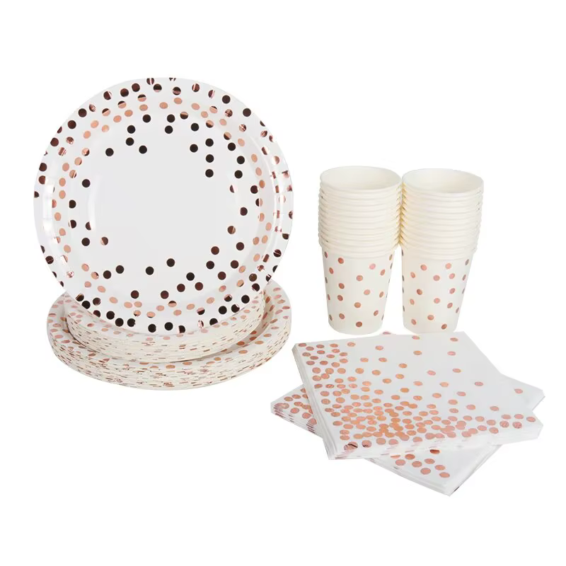 Ensemble de vaisselle jetable