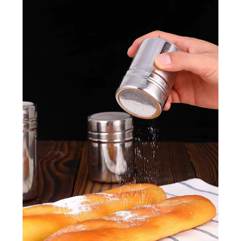 Shaker à chocolat en acier inoxydable