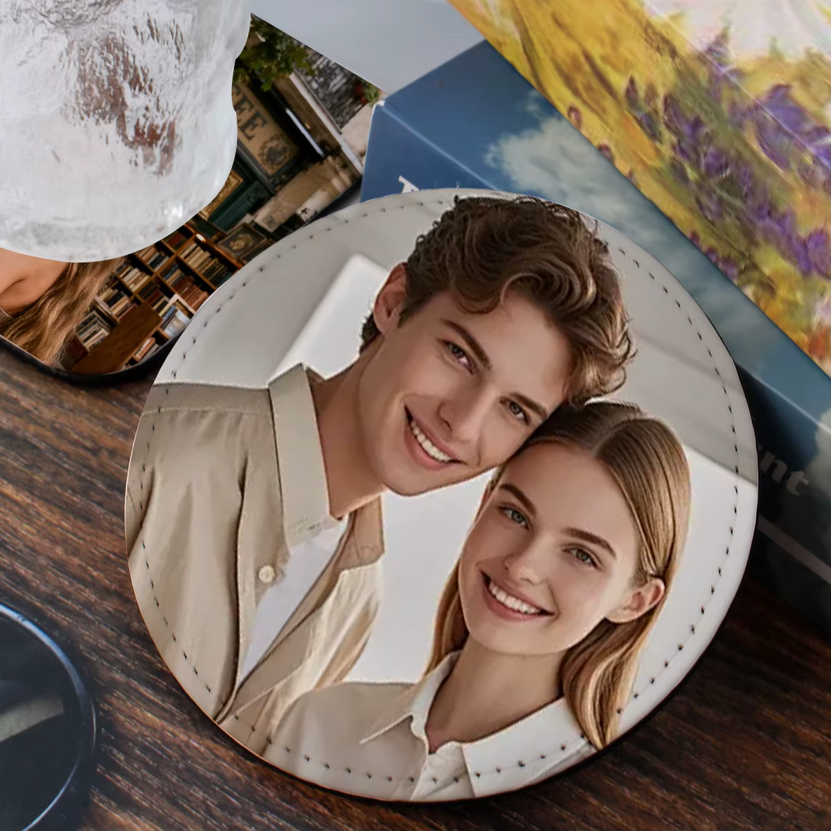 Sous-verre personnalisé avec photo