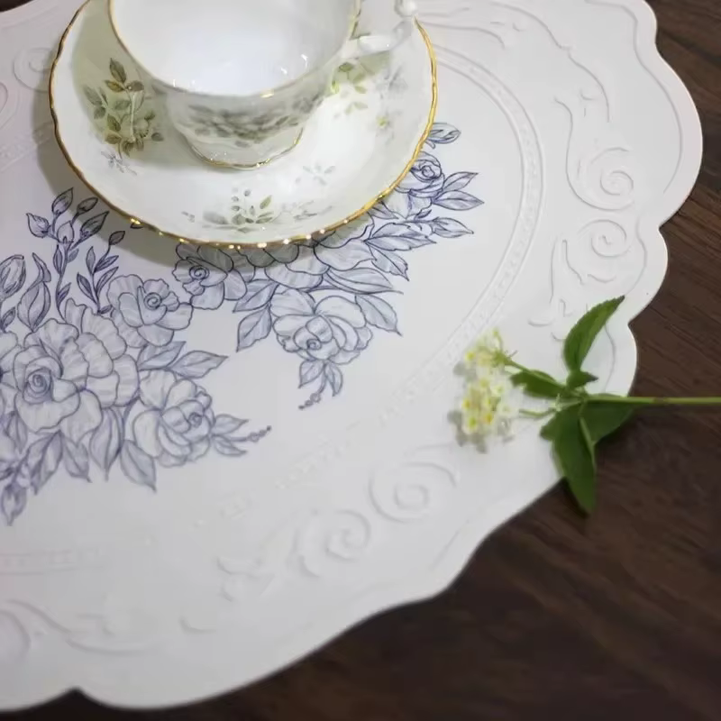 Set de table en silicone sculpté